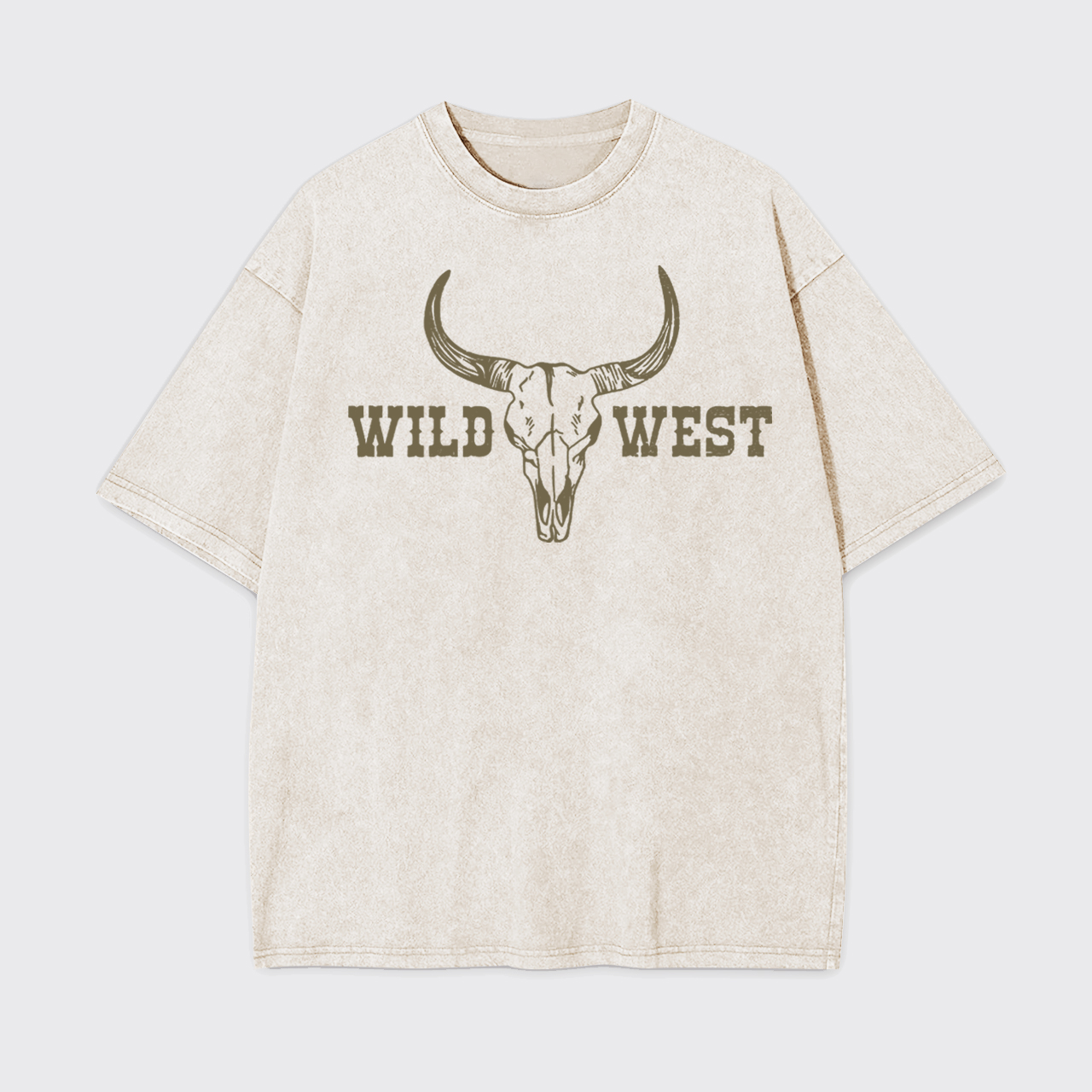 Boho Cow Skull Garment-dye Tees