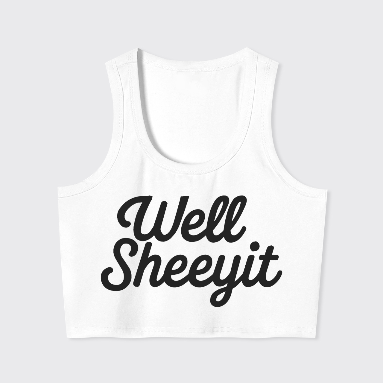 Funny Well Sheeyit Tank Top