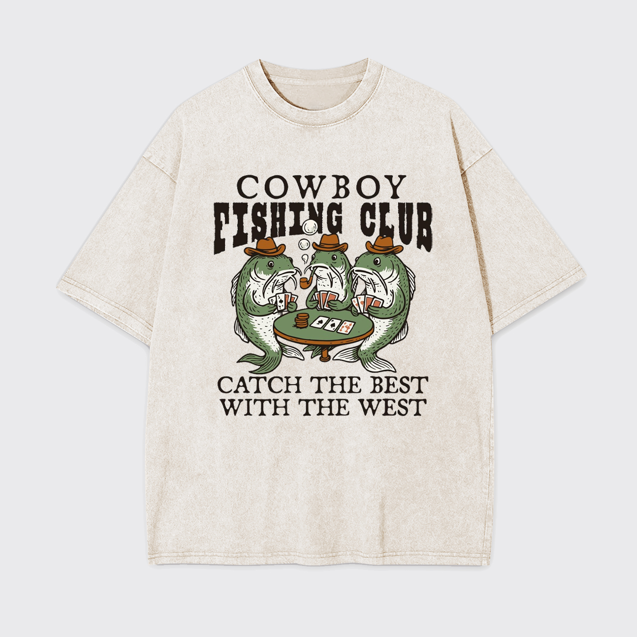 Cowboy Fishing Club Garment-dye Tees