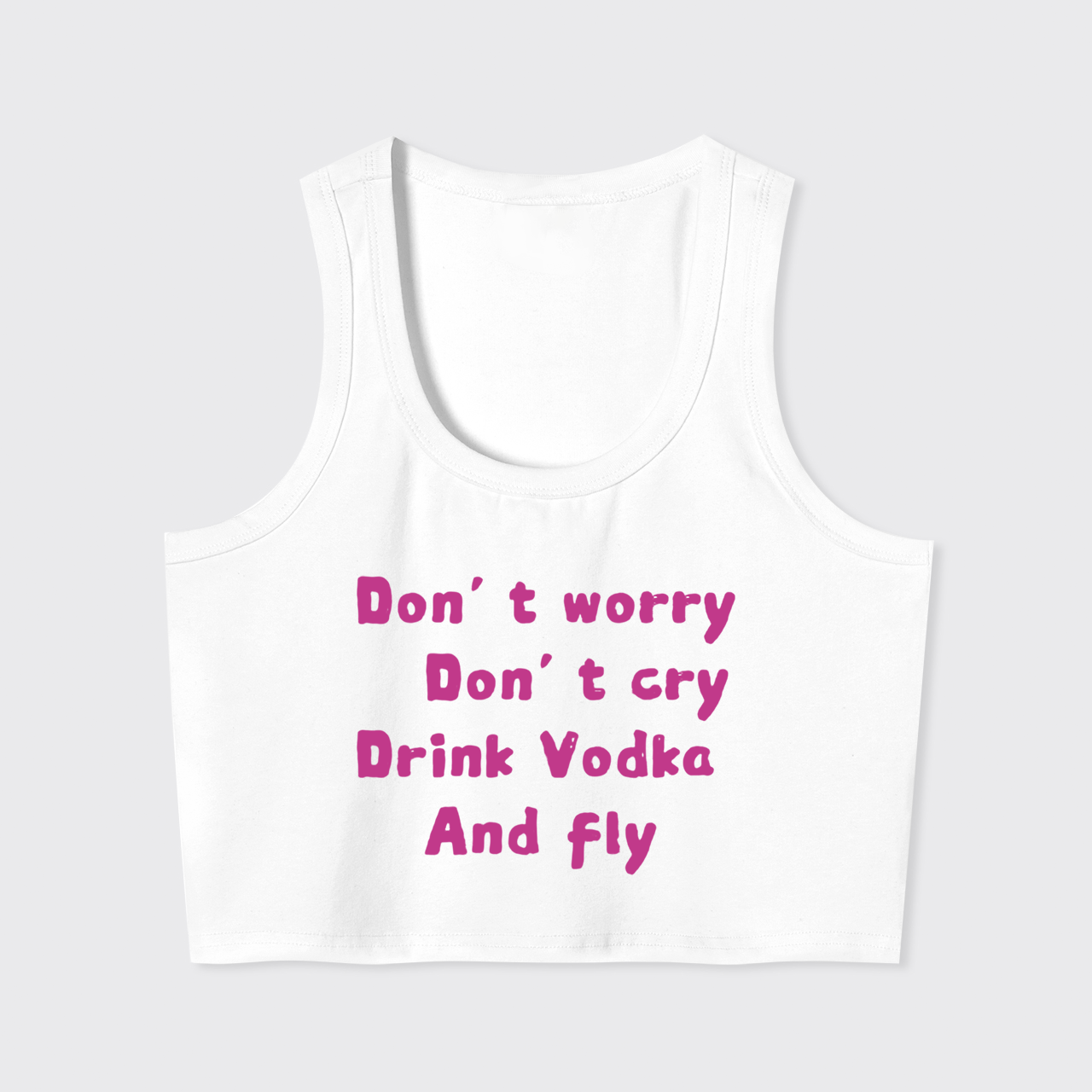 Drink Vodka And Fly Tank Top