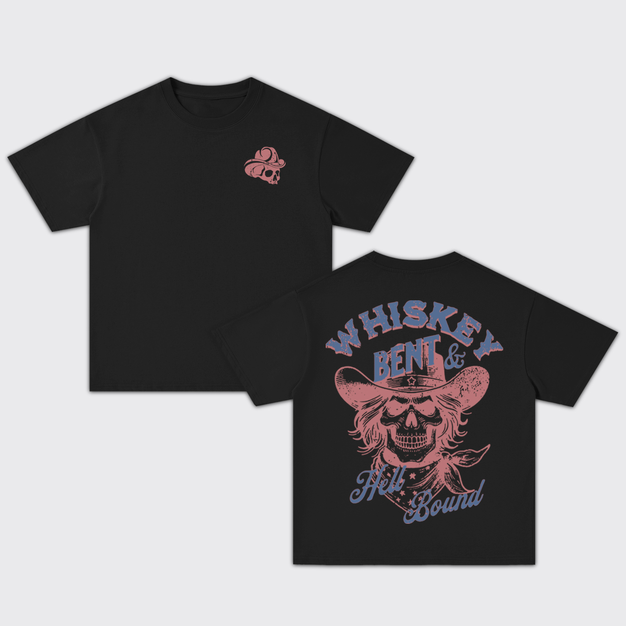 Whiskey Bent & Hell Bound Oversize T-Shirts