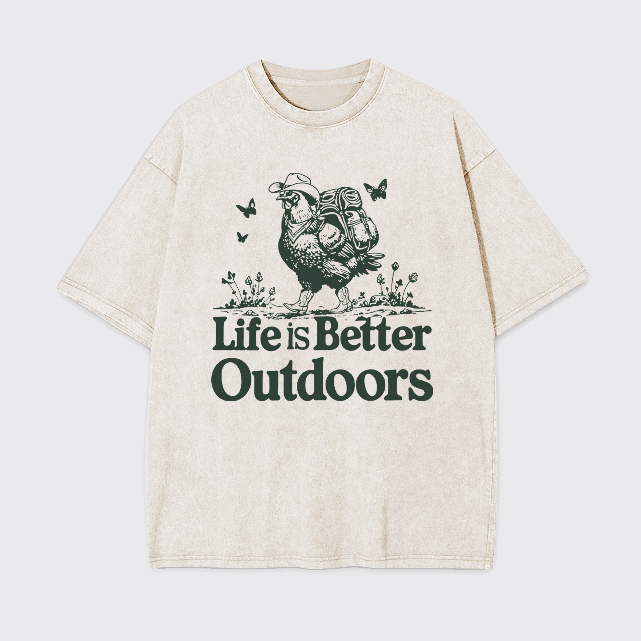 Life Is Better Outdoors Garment-dye Tees
