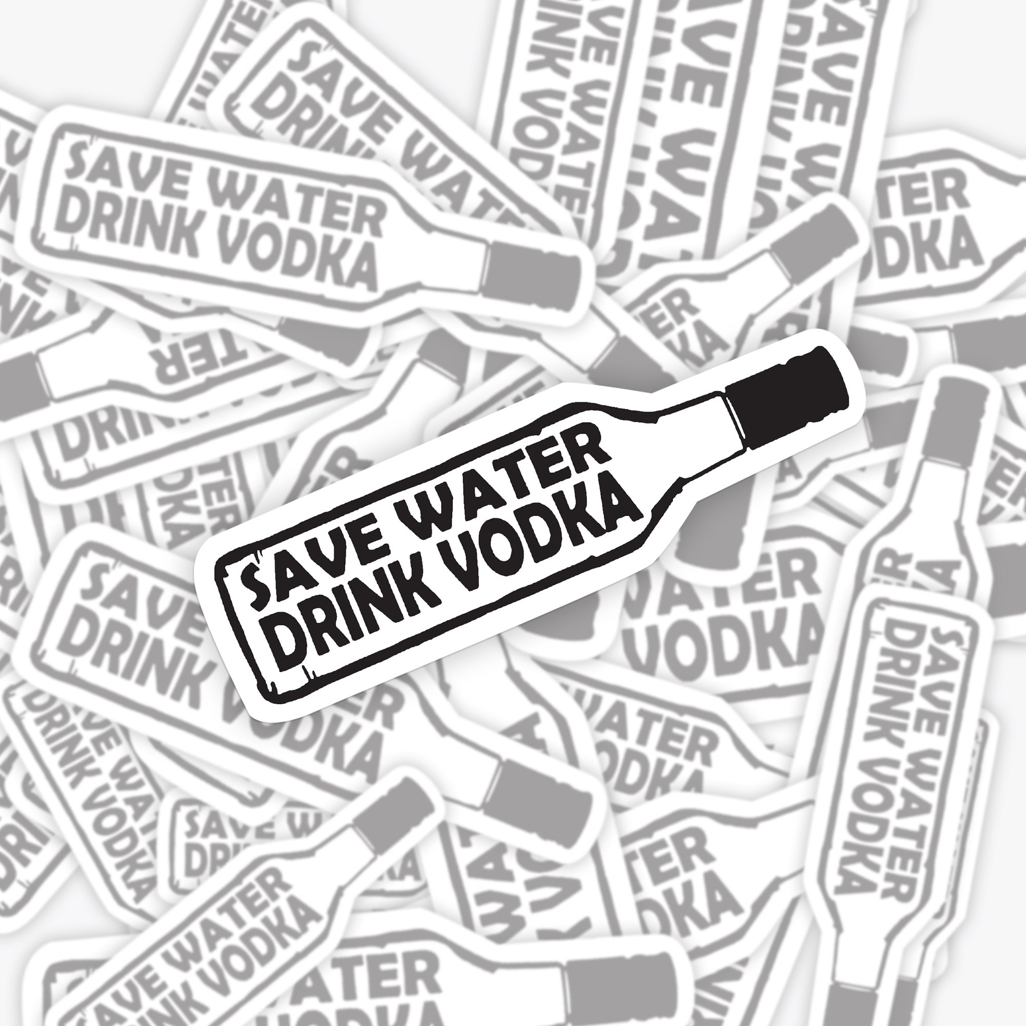 Save Water Drink Vodka_Cowboybay Sticker