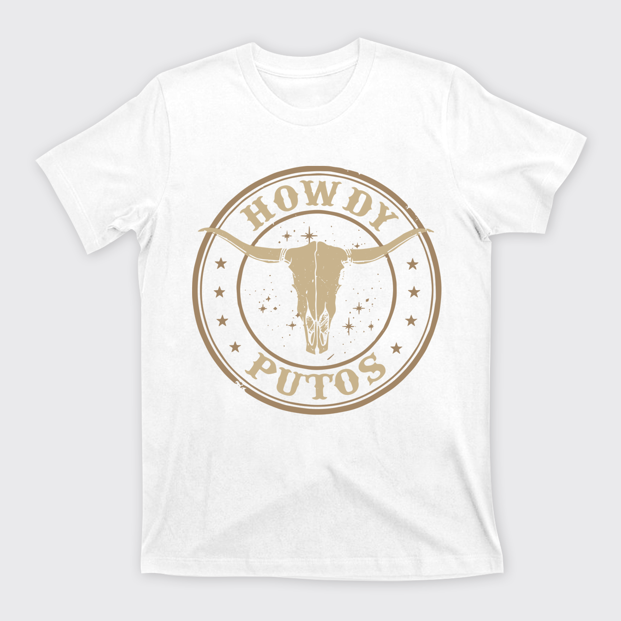 Howdy Putos Bull Skull T-Shirts