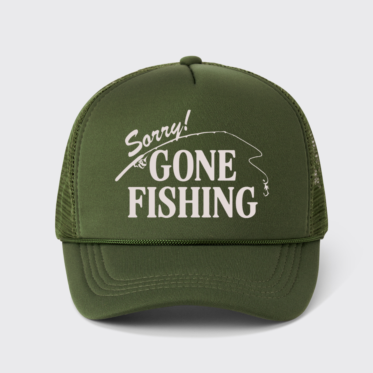 Gone Fishing Trucker Hat