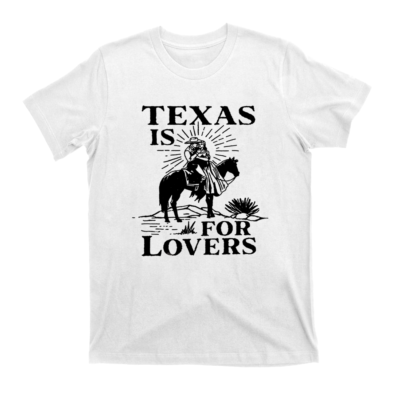Texas Is For Lovers Giclée Fine Art T-Shirts