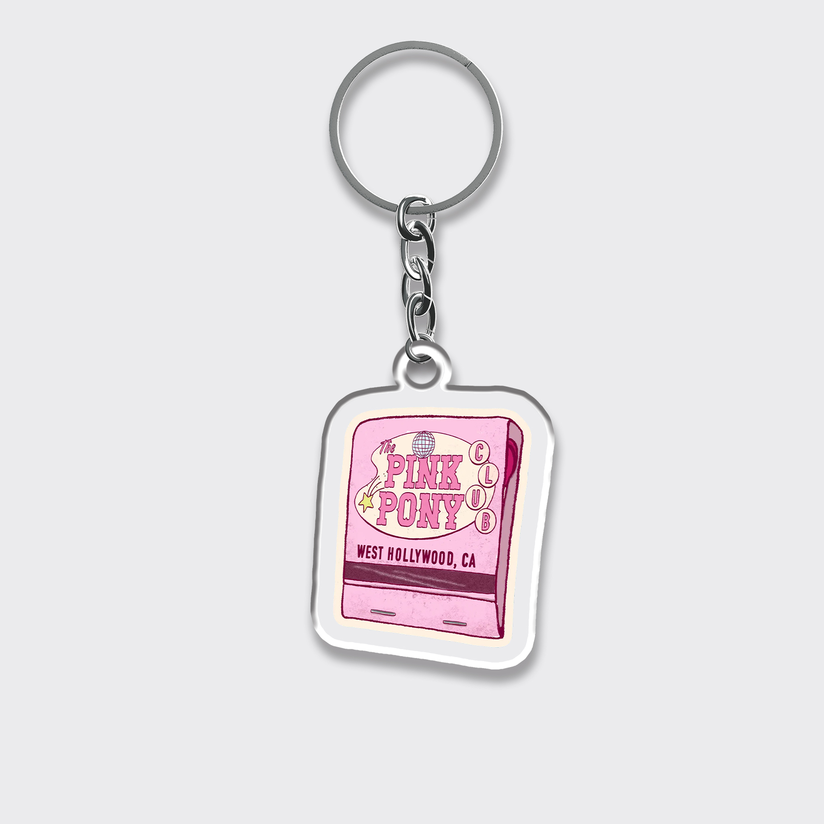 Pink Pony Matchbook_Cowboybay Keychain