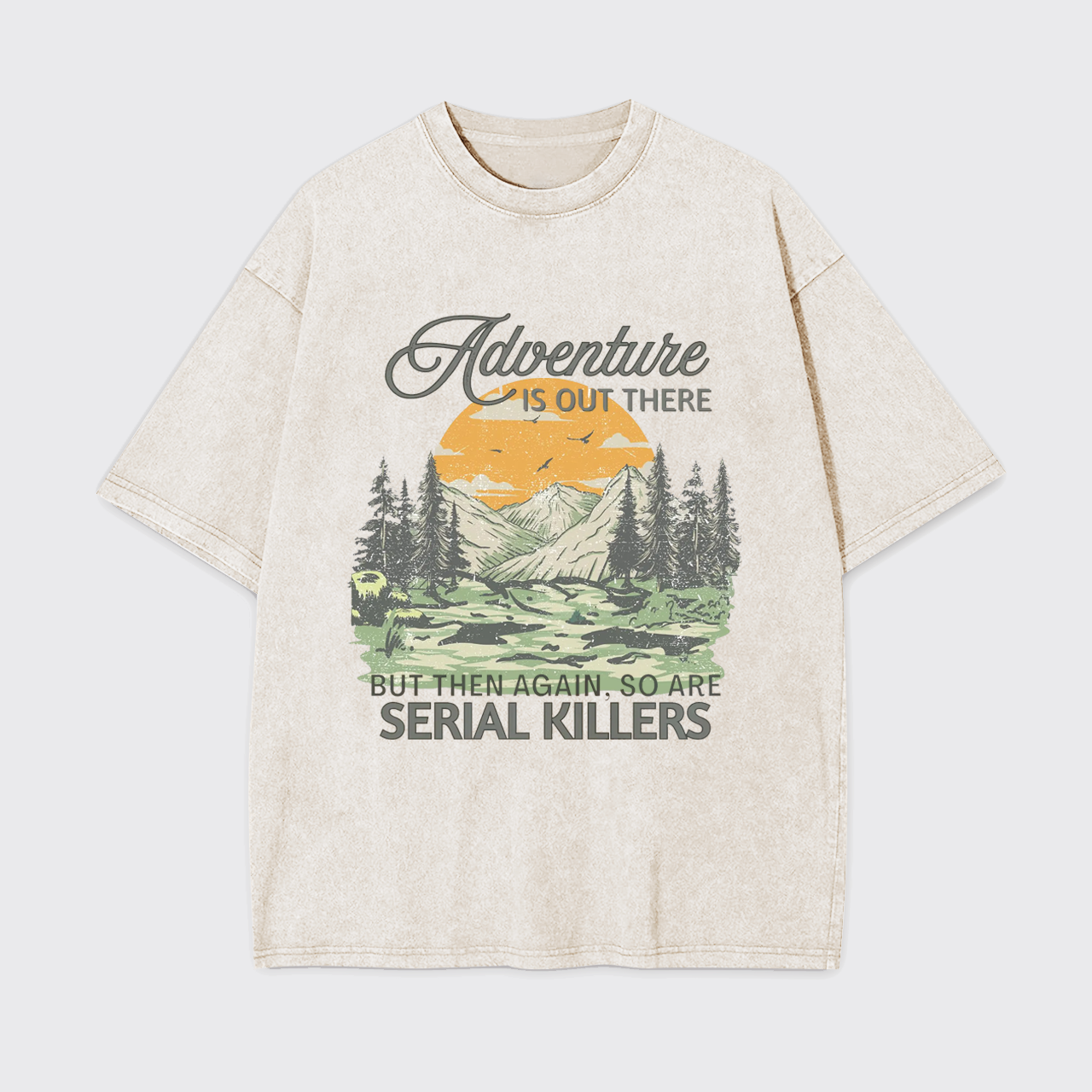 Adventure Hiking Garment-dye Tees