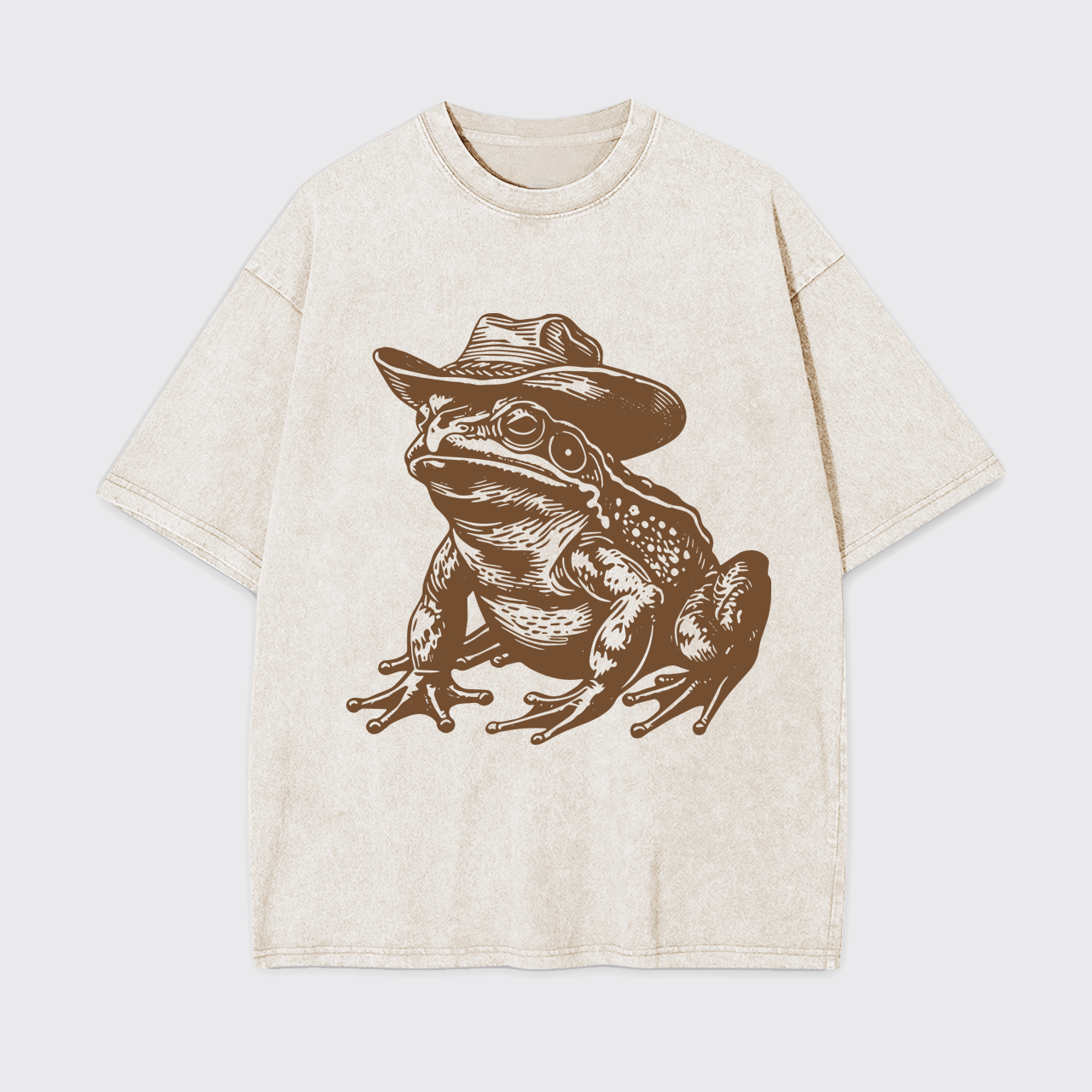 Vintage Cowboy Frog Garment-dye Tees