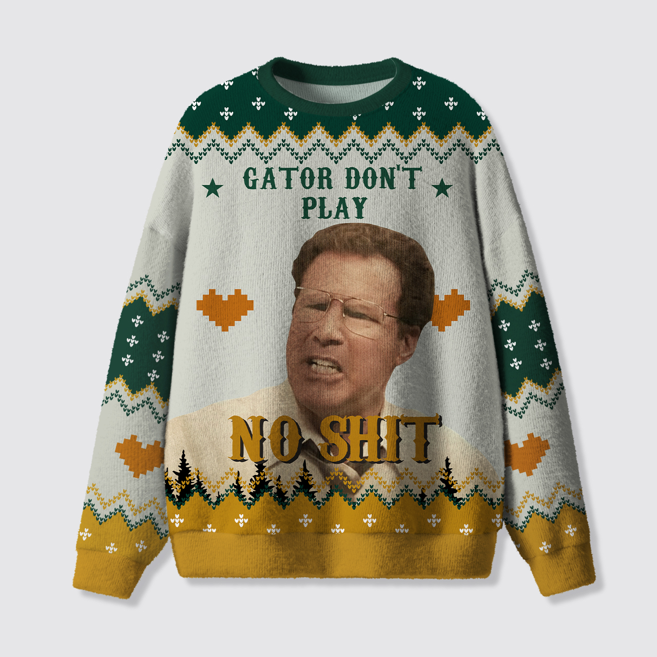 Retro Movie Quote 80s Style Ugly Knit Sweatshirt