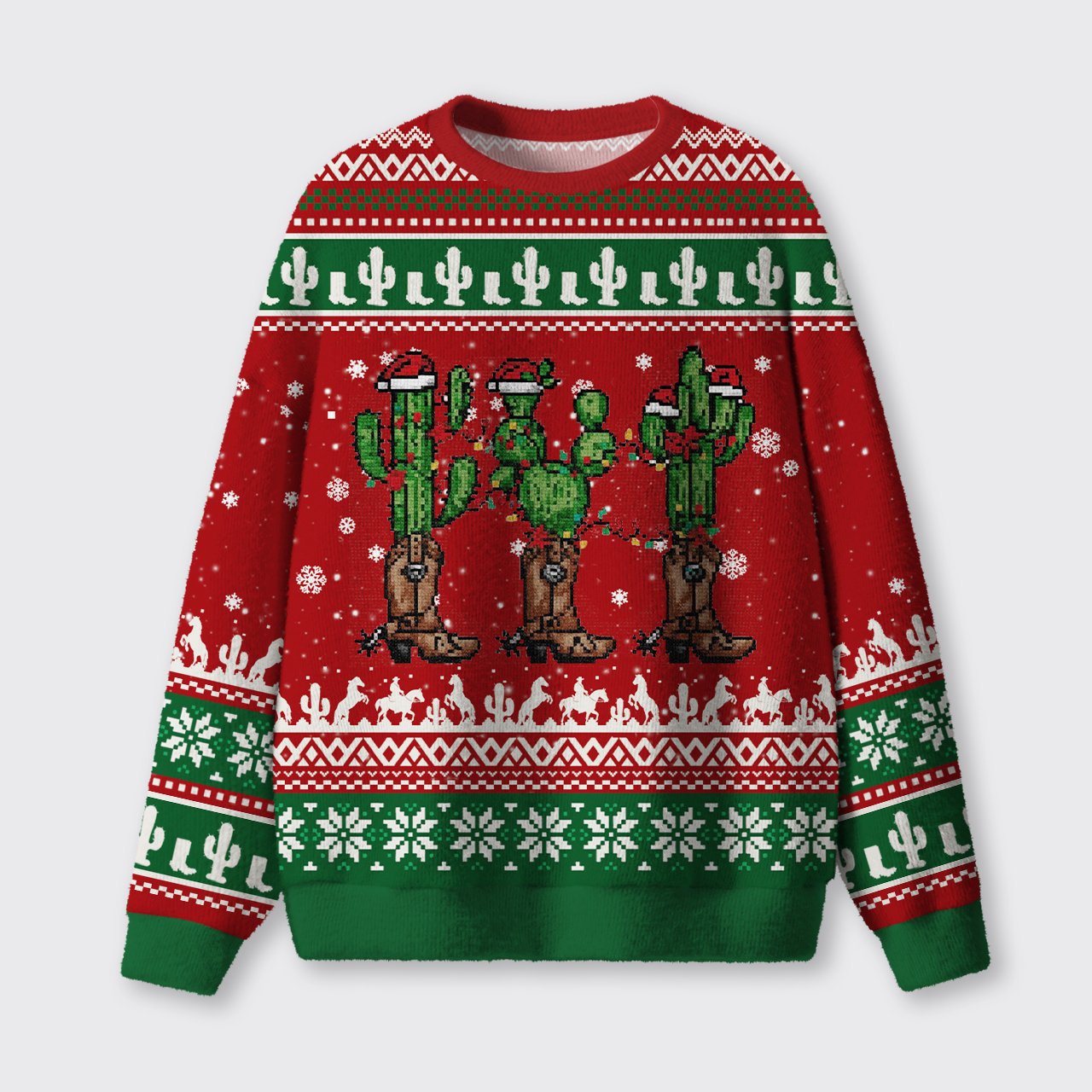 Merry Christmas Ugly Knit Sweatshirt