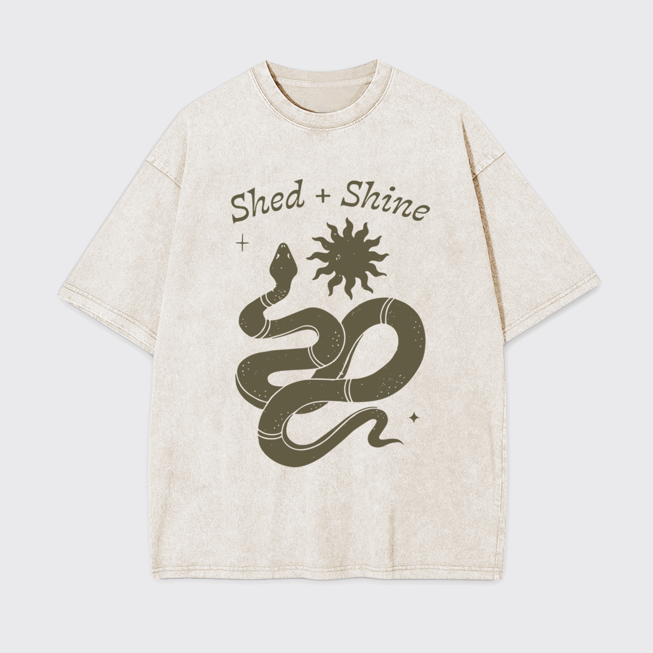 Snake Boho Garment-dye Tees