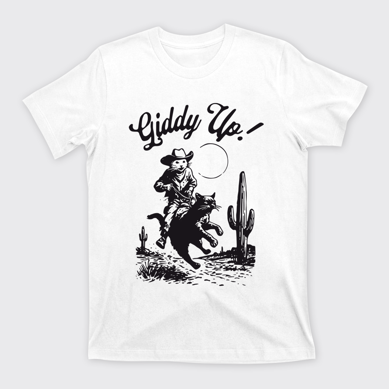 Giddy Up Funny Cowboy Mouse T-Shirts