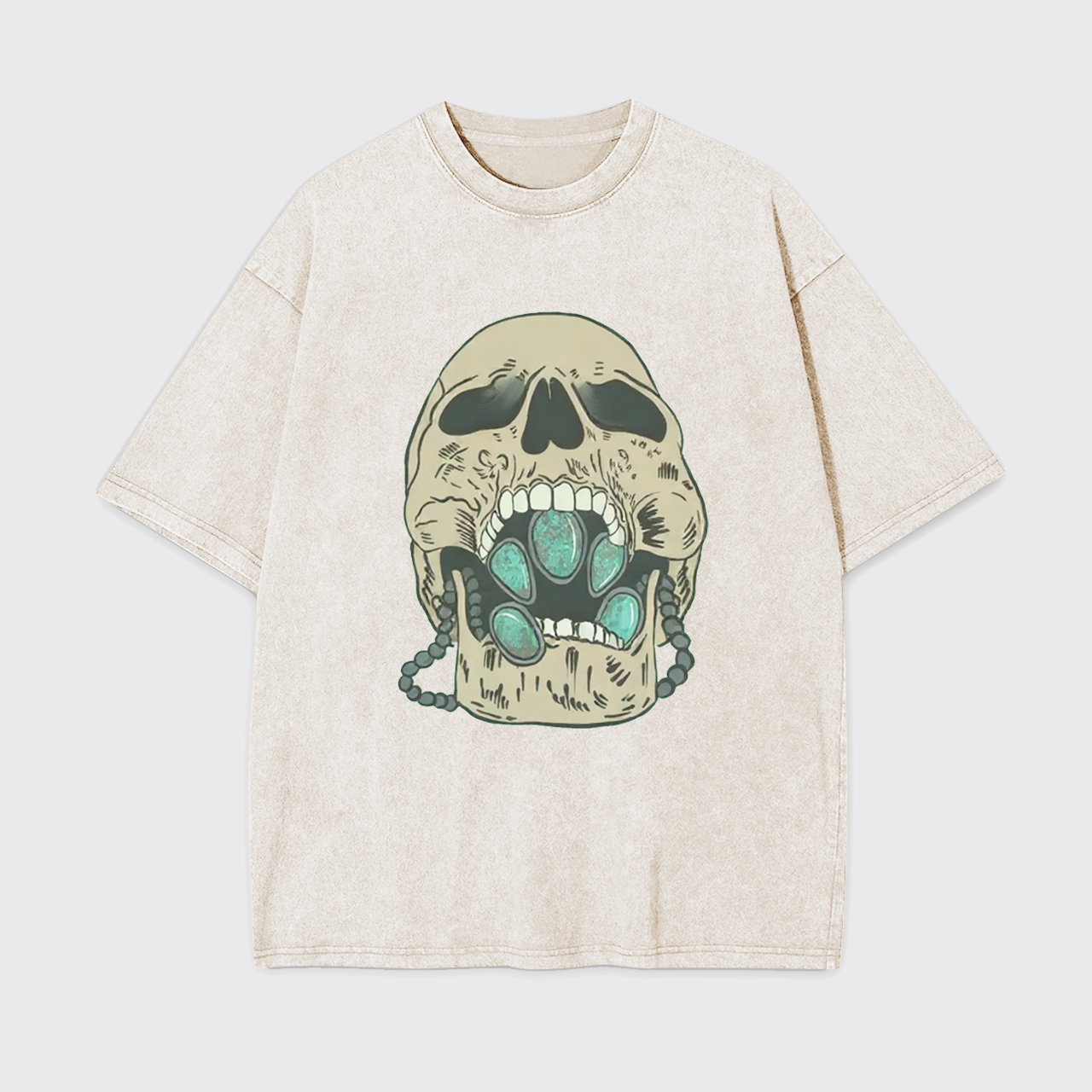 Vintage Skeleton Cowgirl Garment-dye Tees