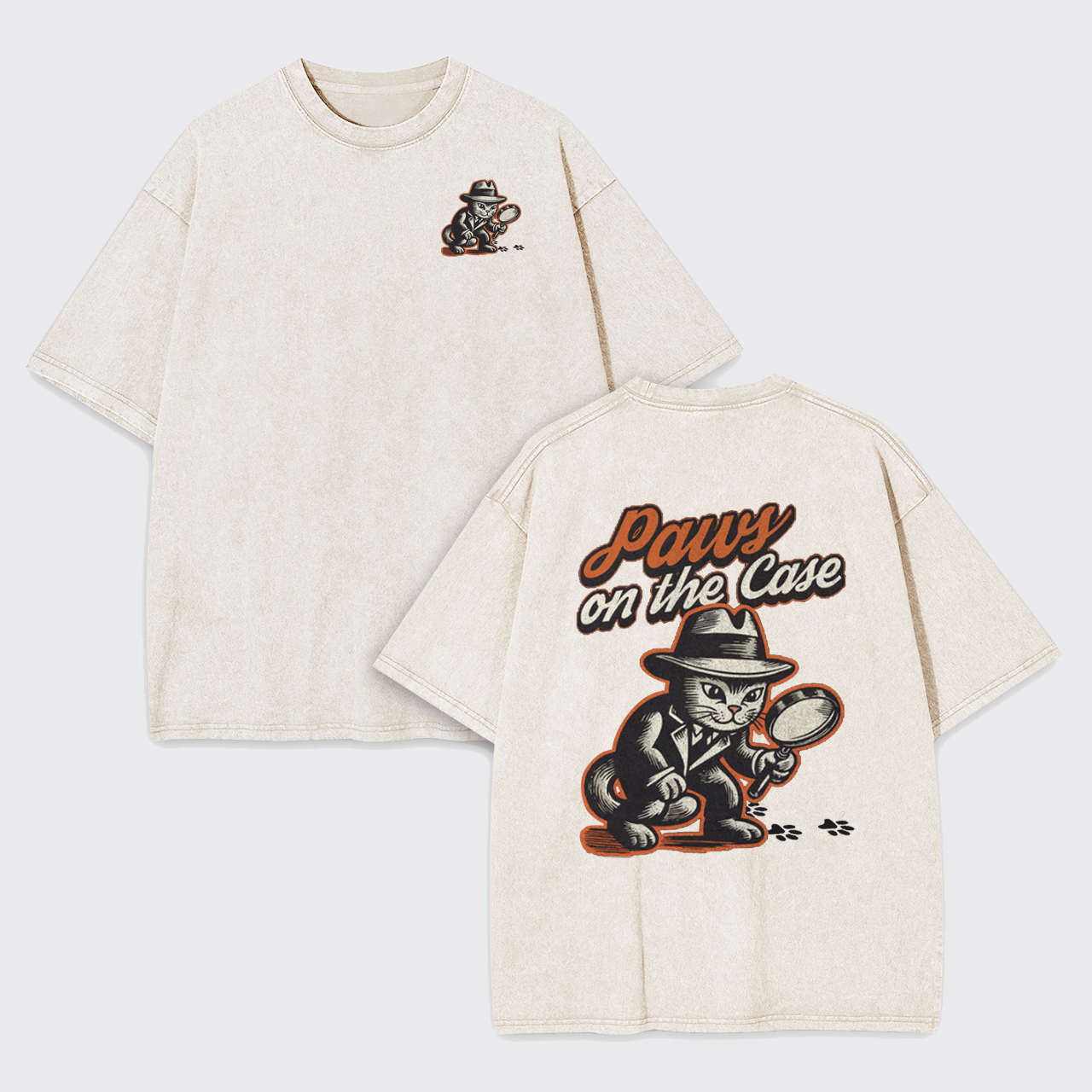 Paws on the Case Garment-dye Tees