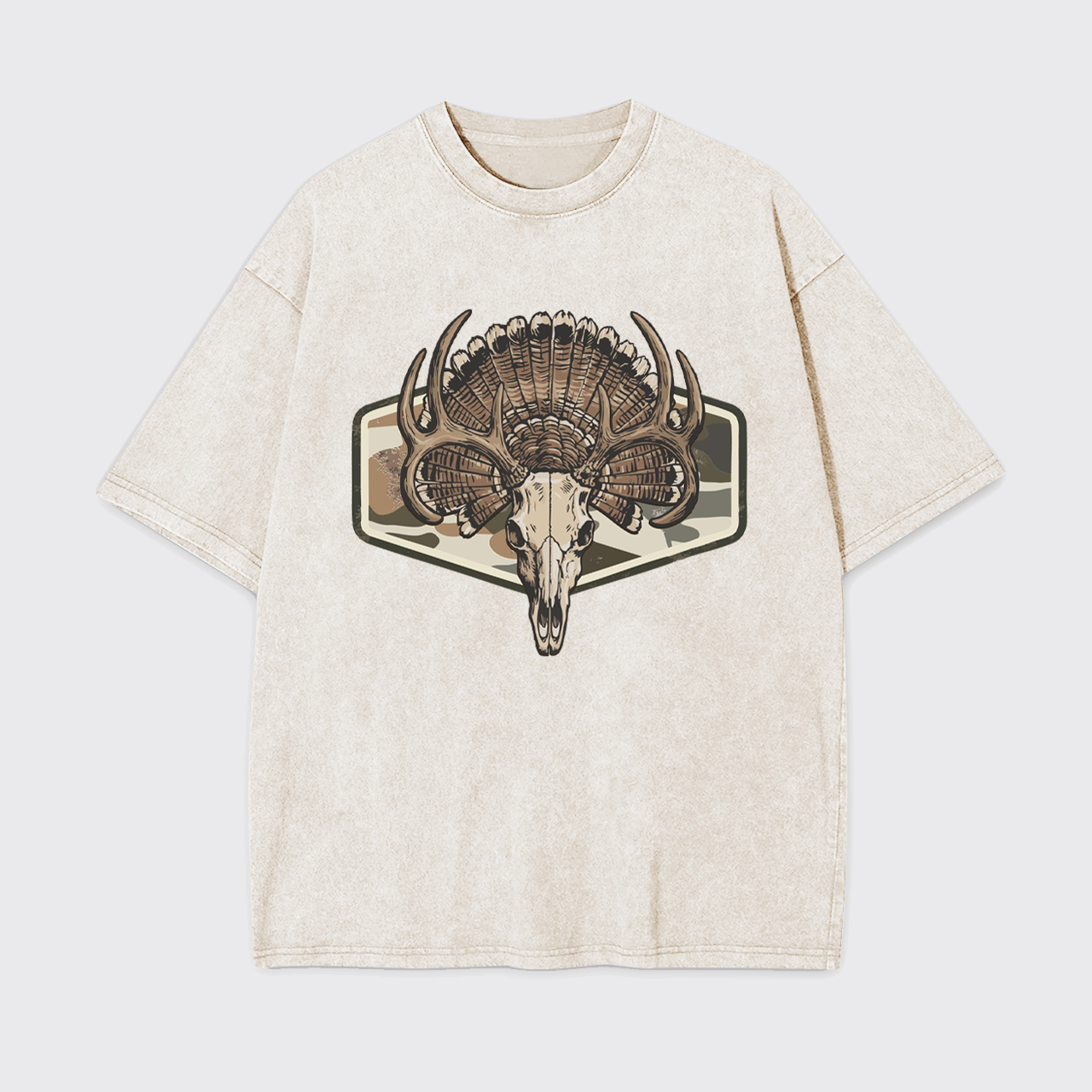 Deer Skull Garment-dye Tees