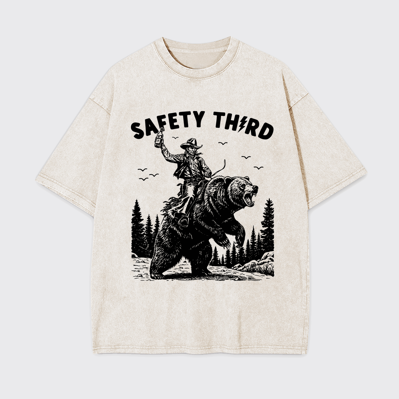 Safety Third Garment-dye Tees