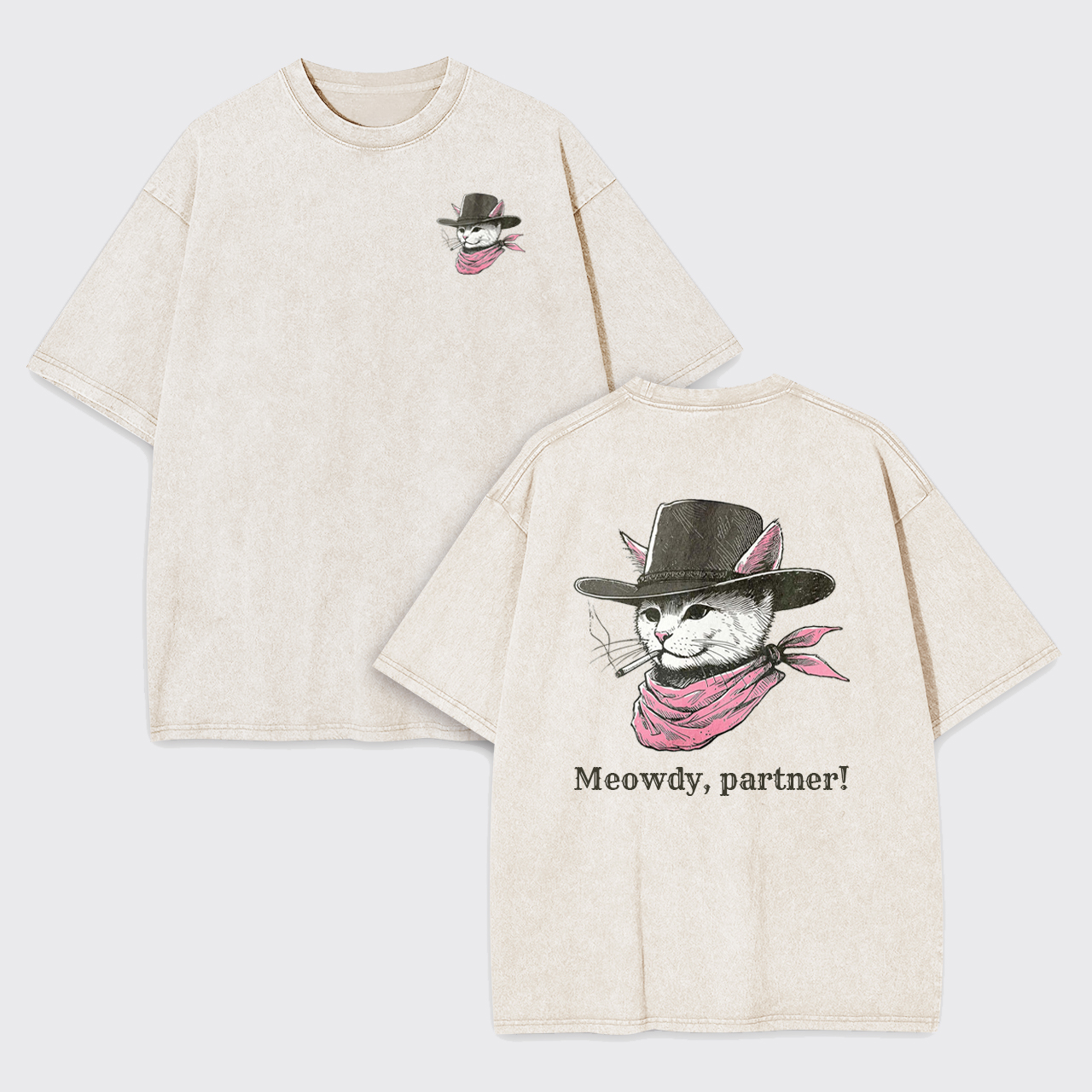 Meowdy Partner Garment-dye Tees