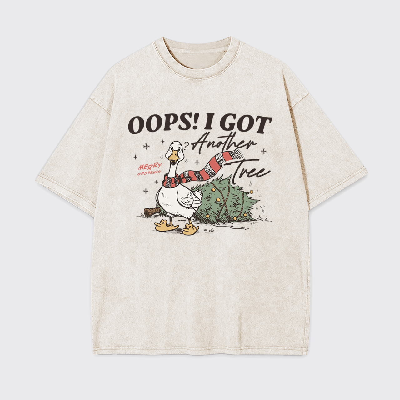 Oops I Got Another Tree Goose Garment-dye Tees