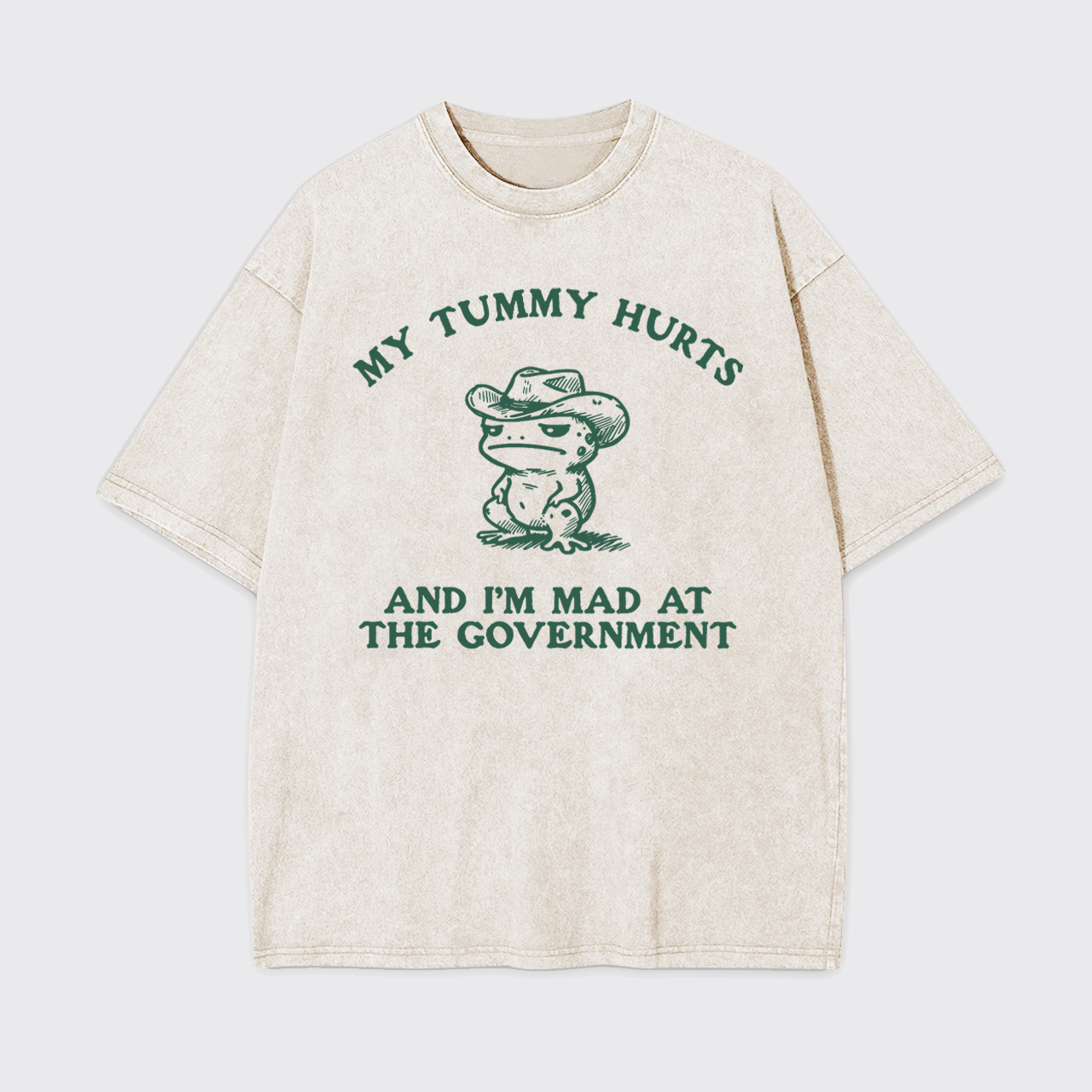 My Tummy Hurts Sarcastic Quote Garment-dye Tees