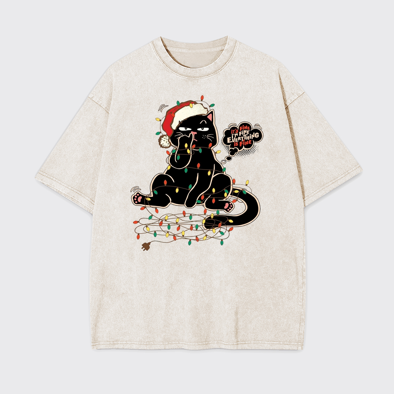 Santa Claws Garment-dye Tees