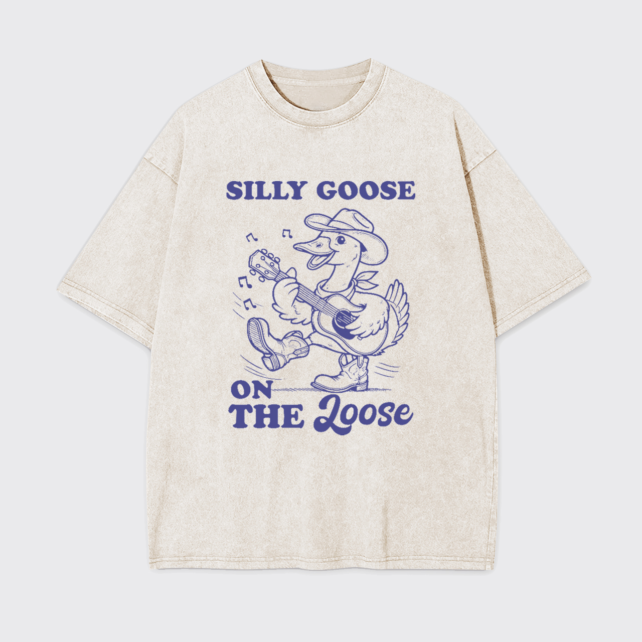 Retro Silly Goose Meme Garment-dye Tees