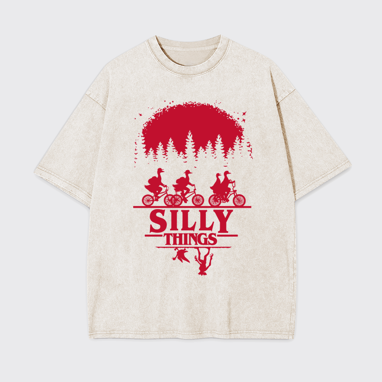 Horror Movies Silly Things Garment-dye Tees