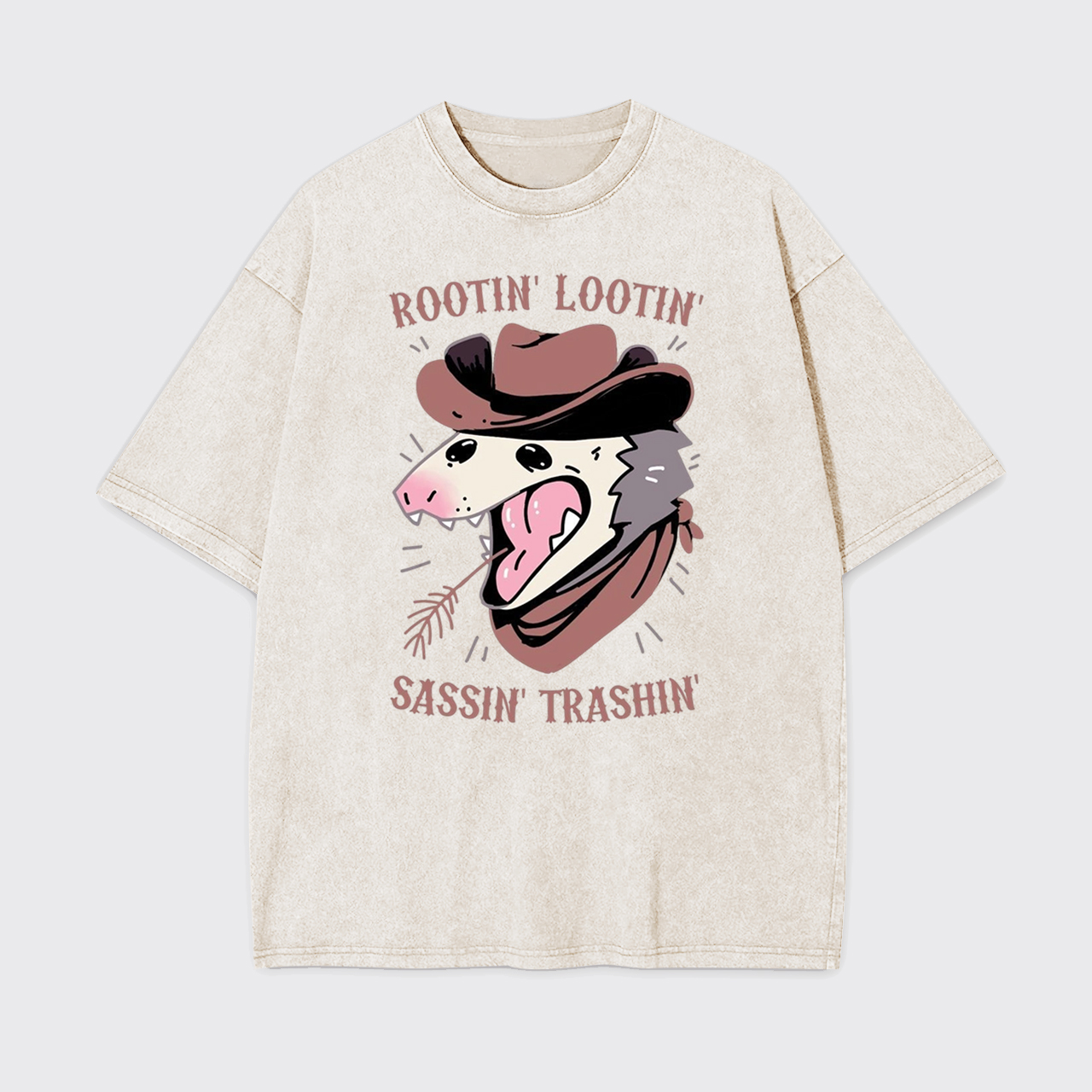 Rootin' Lootin Sassin' Trashin Garment-dye Tees