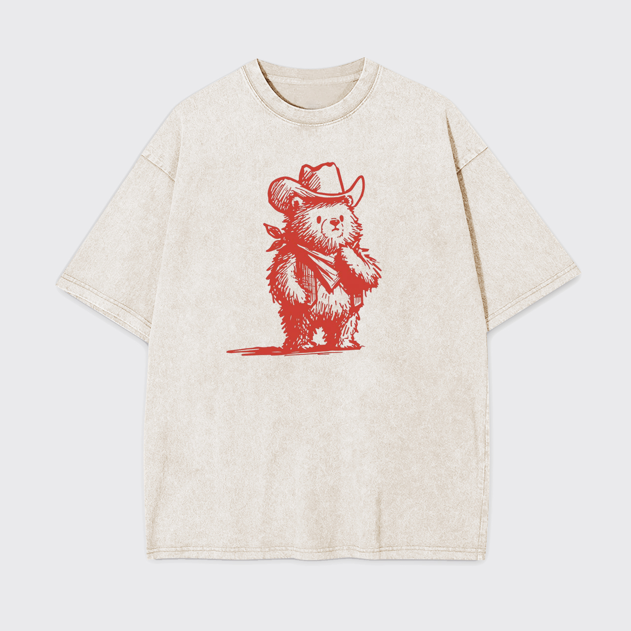 Cowboy Bear Garment-dye Tees