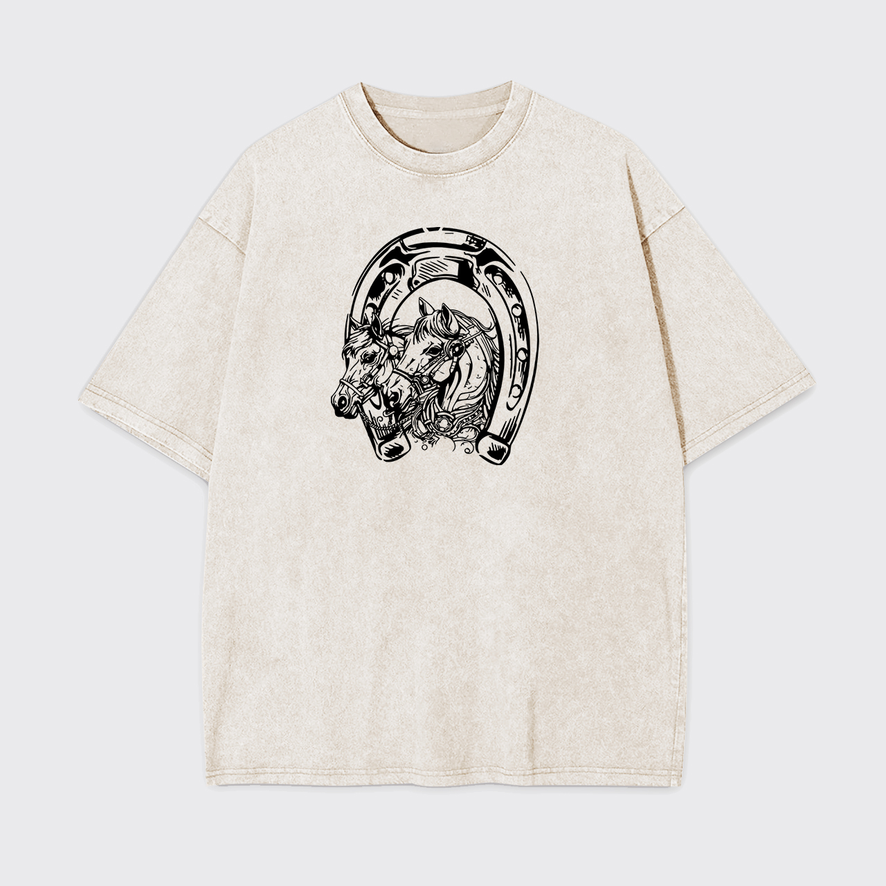 Western Horse Garment-dye Tees