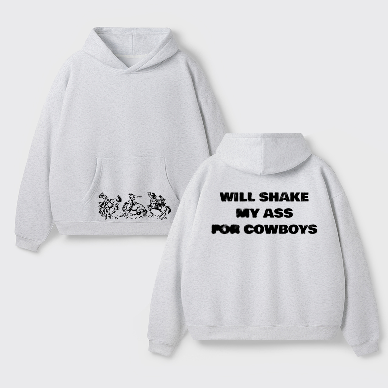 Shake For Cowboys Fleece Hoodie