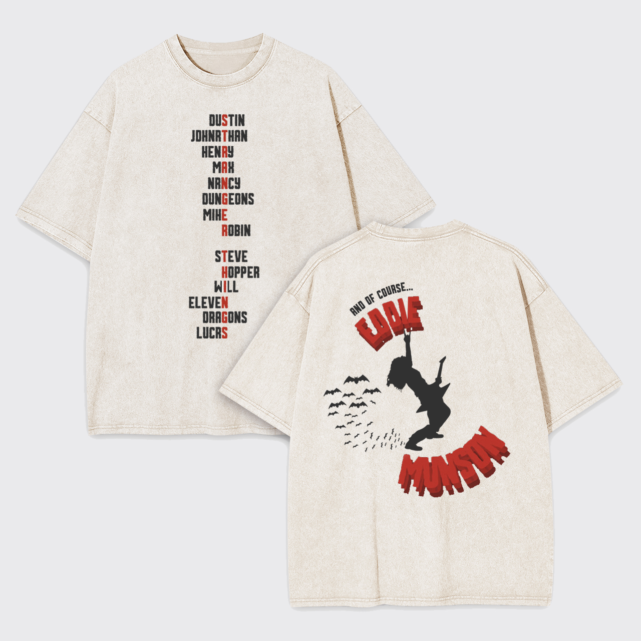 Horror Movies Garment-dye Tees