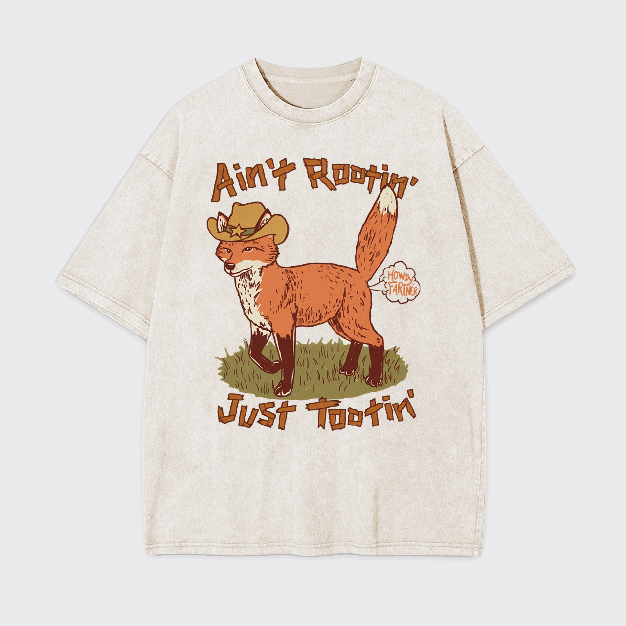 Ain't Rootin' Just Tootin' Garment-dye Tees