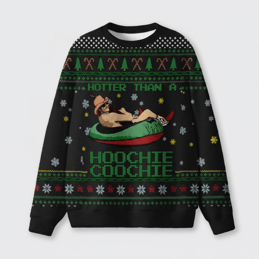 Funny Country Christmas Ugly Knit Sweatshirt