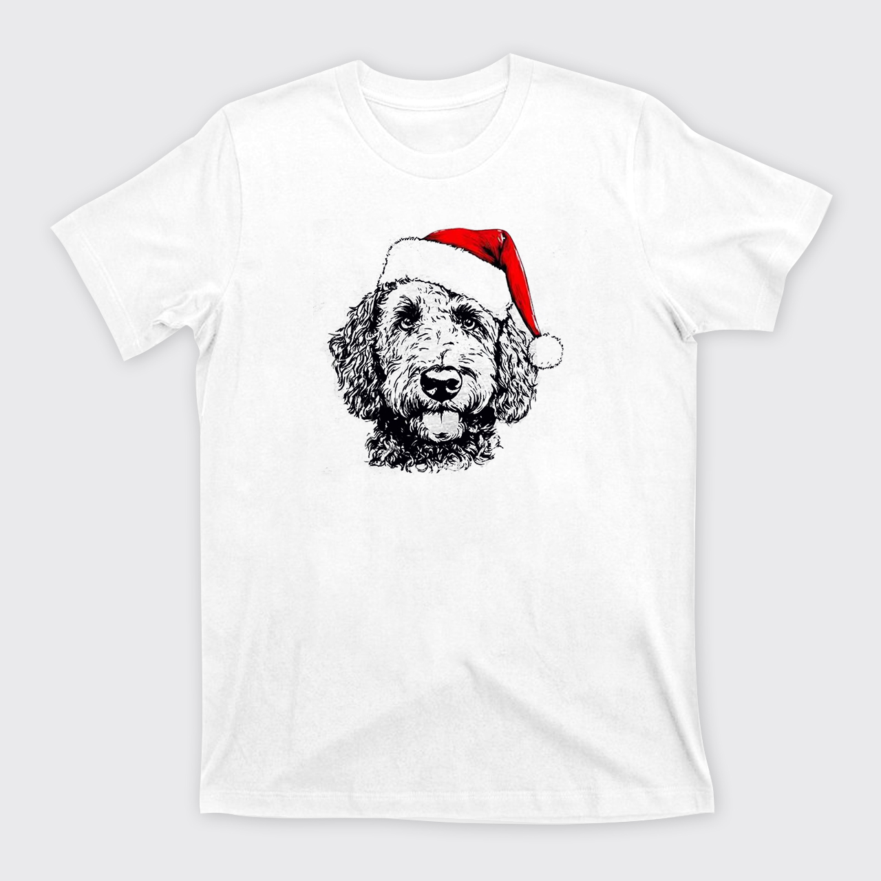 Custom Santa Paws Dog Breed T-Shirts