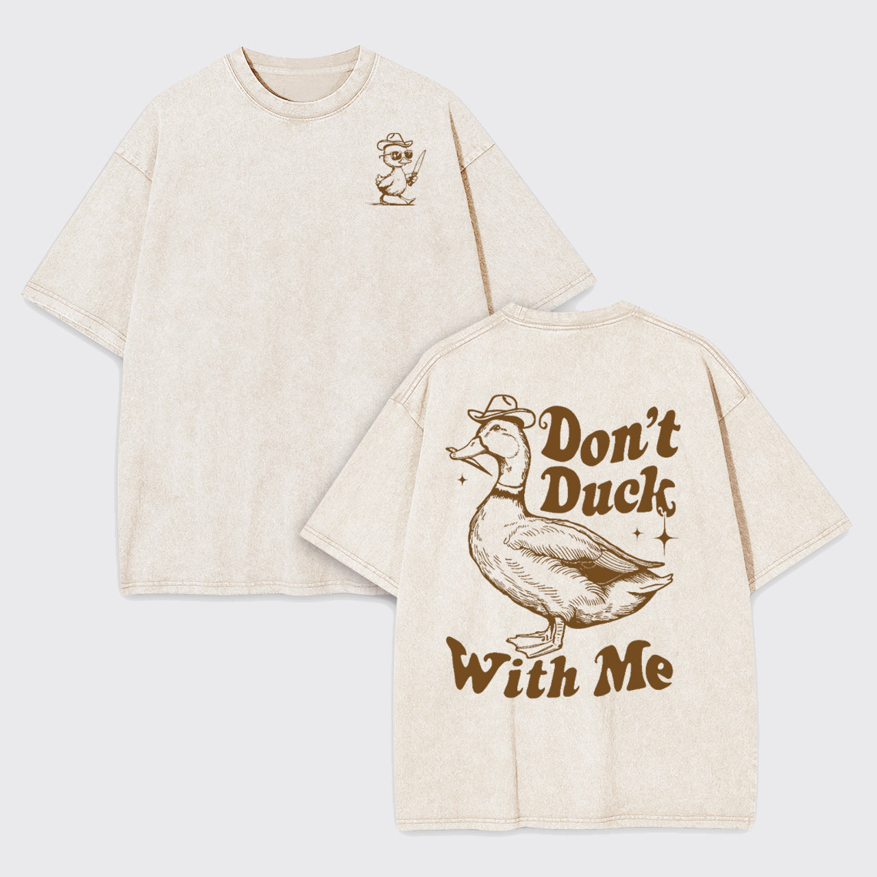 Vintage Funny Duck Garment-dye Tees