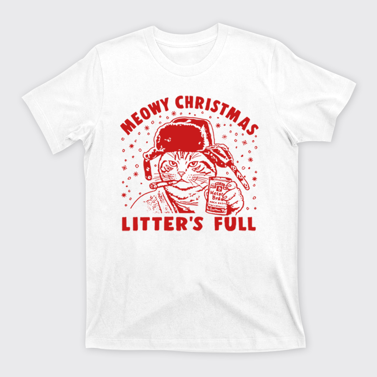 Meowy Christmas Litter's Full T-Shirts