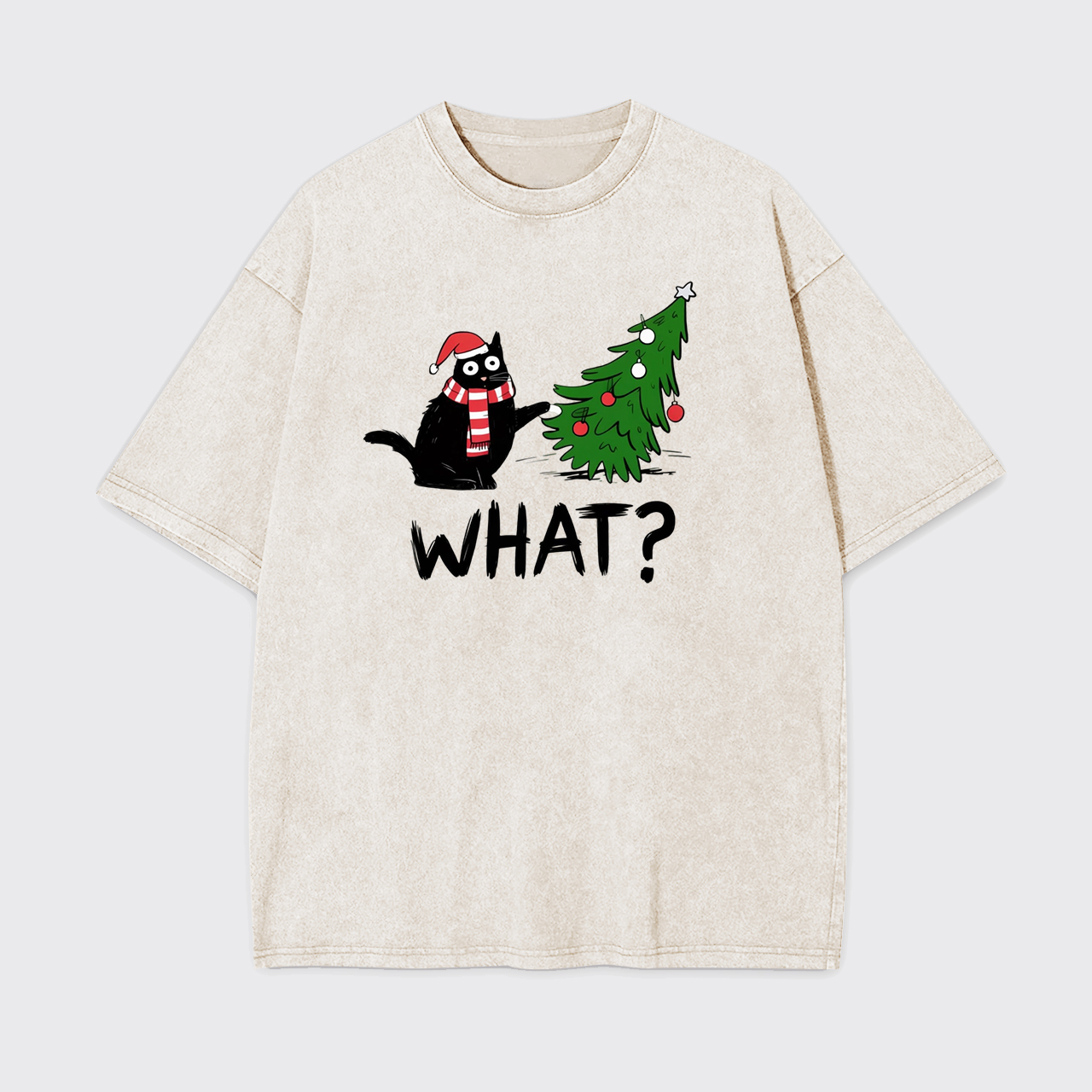 What Christmas Tree Knocked Over Garment-dye Tees