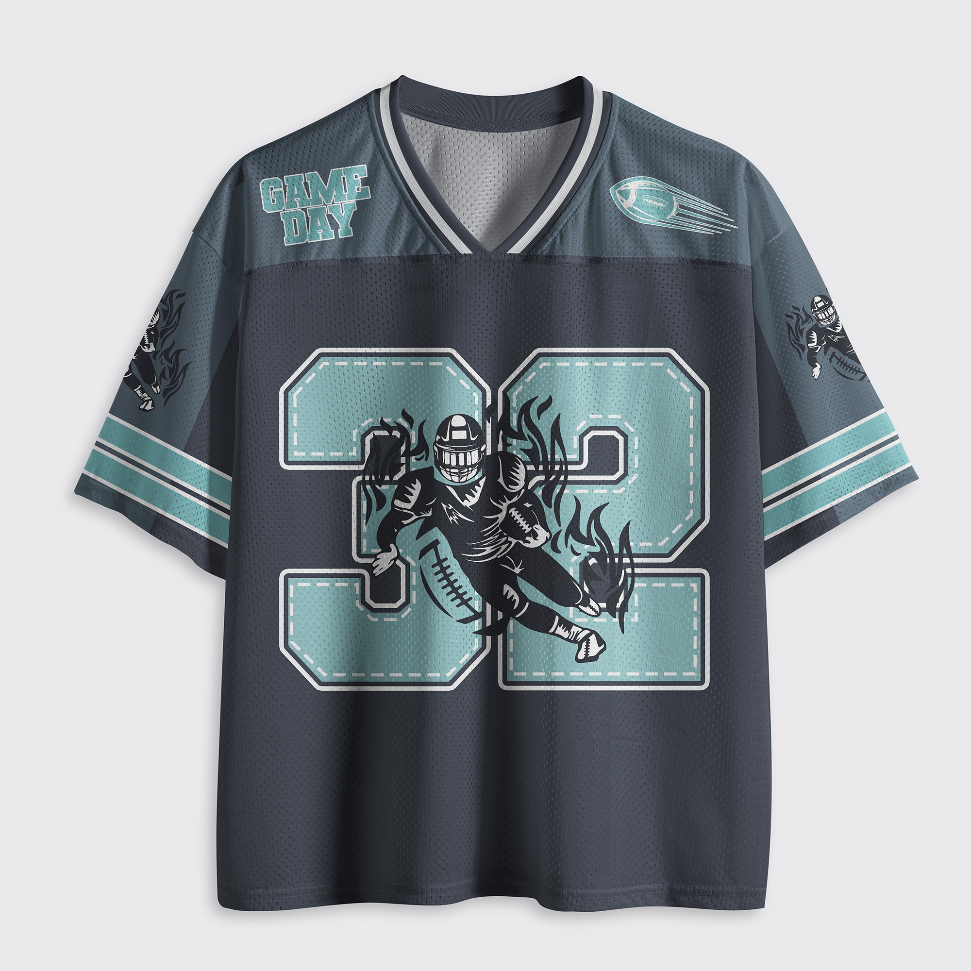 Personalized American Football Player Mesh Jersey
