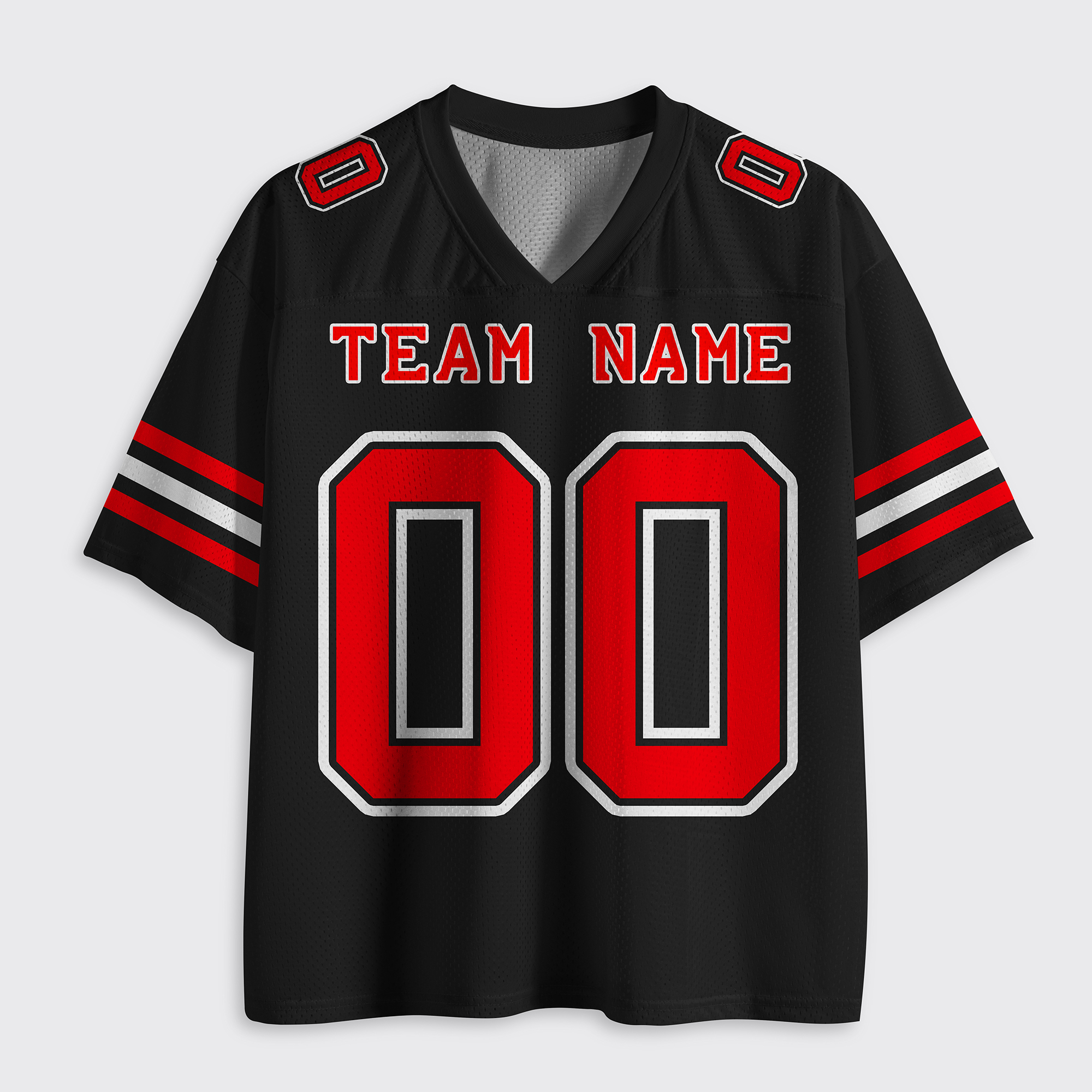 Personalized Football Name Number Team Mesh Jersey
