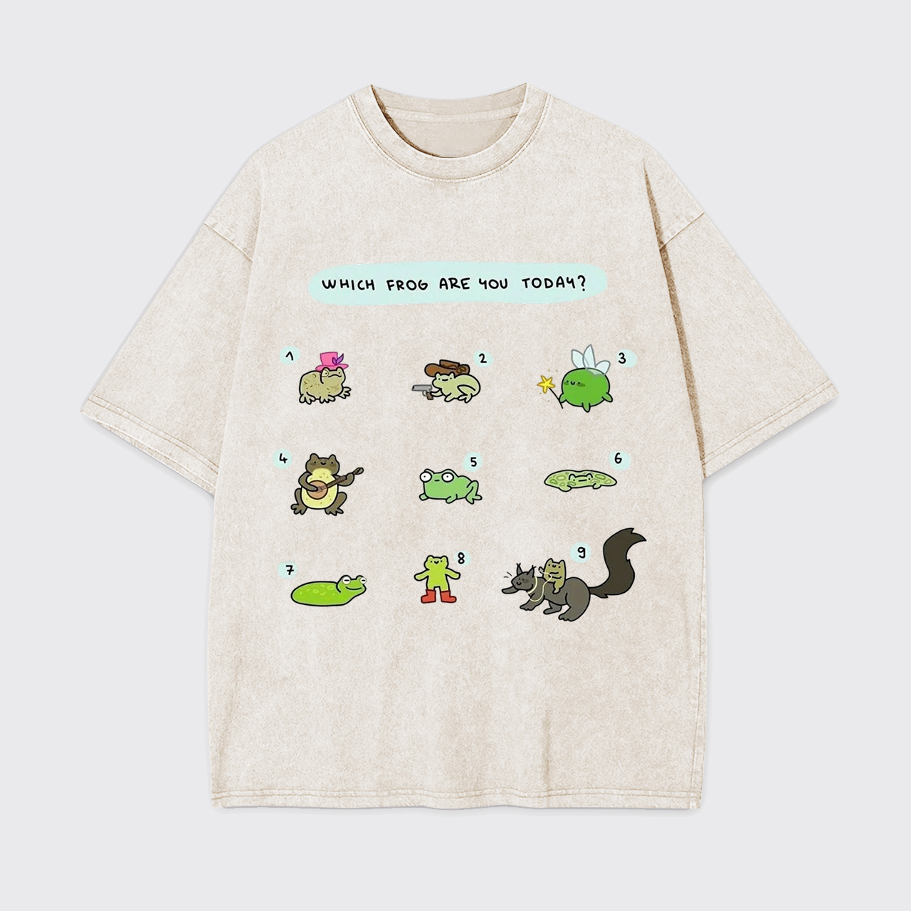 Which Frog Are You Today Garment-dye Tees