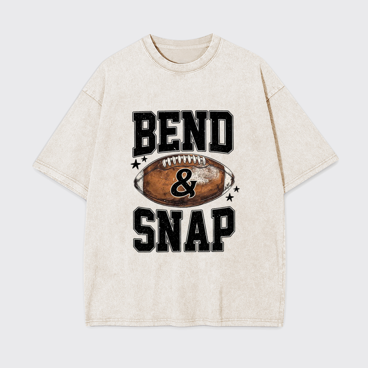 Bend and Snap Football Garment-dye Tees