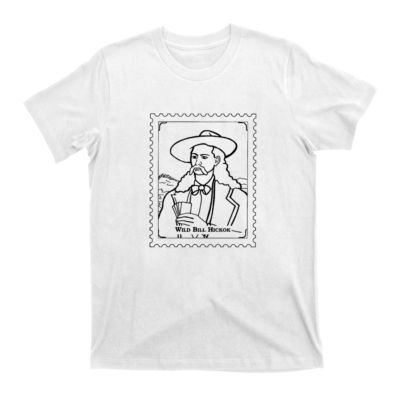Legendary Cowboy Wild Bill Hickok T-Shirts
