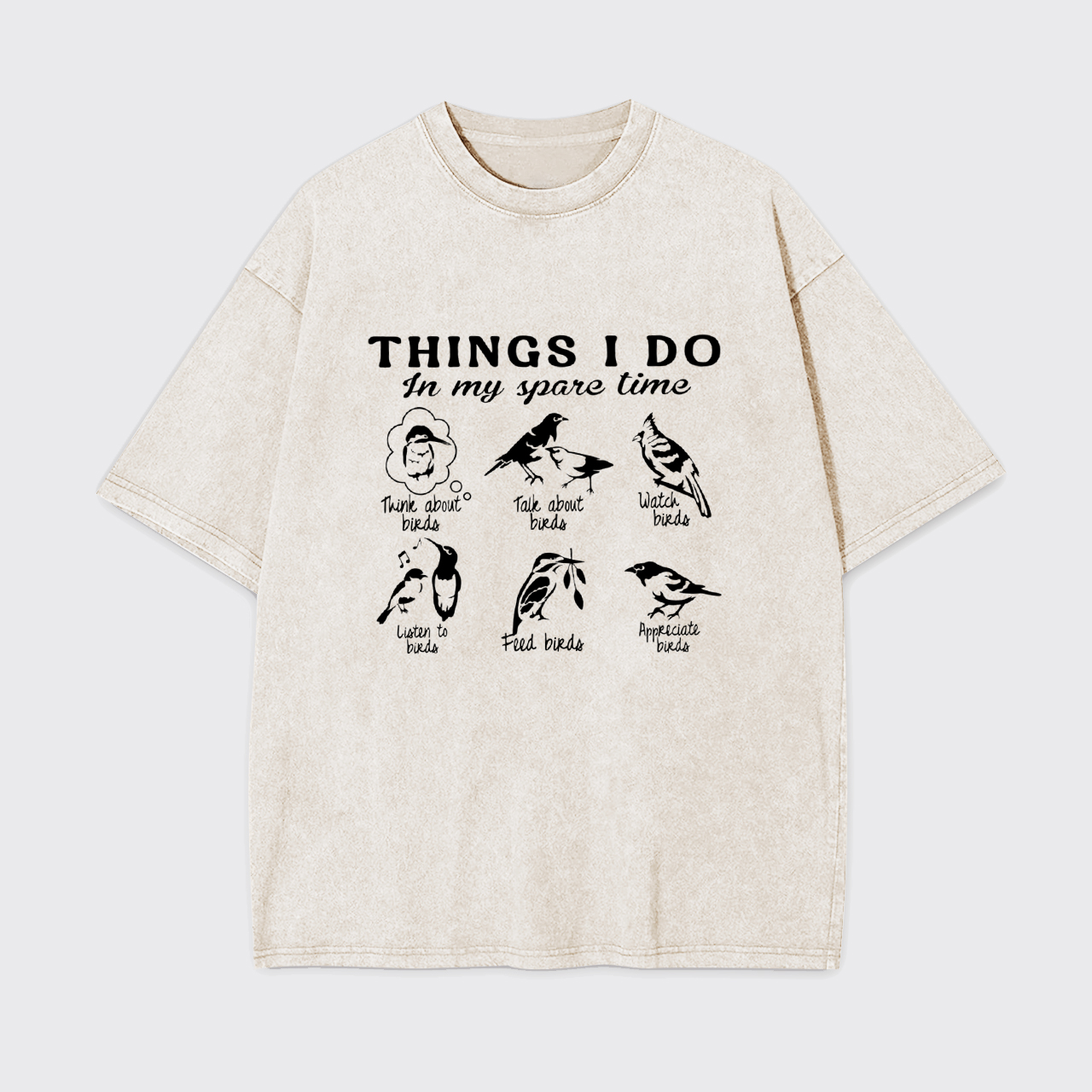 Things I Do In My Space Time Garment-dye Tees