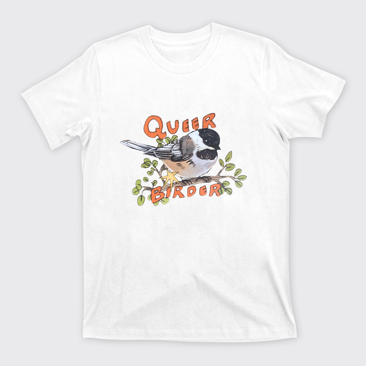 Queer Birder Chickadee T-Shirts