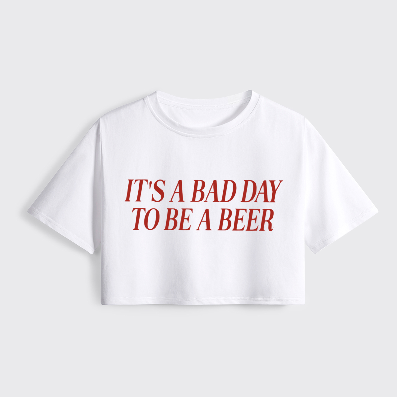 Bad Day to Be a Beer Cropped Boxy Tee