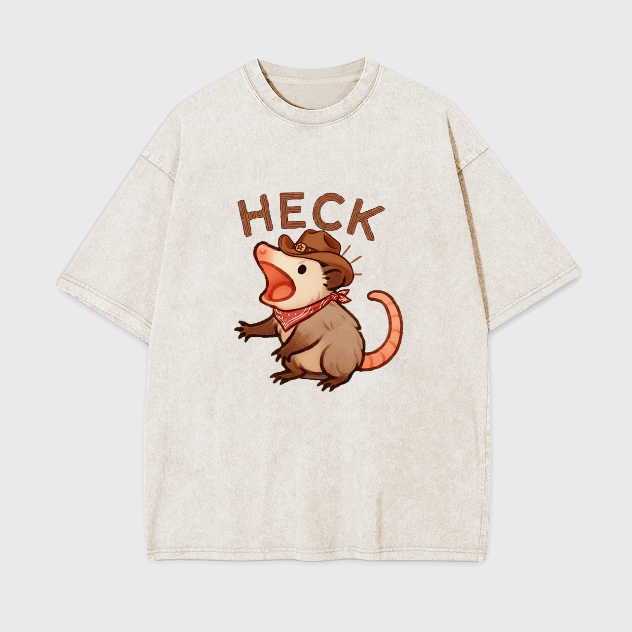 Funny Heck Possum Garment-dye Tees