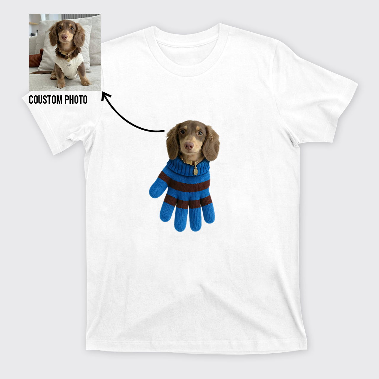 Personalized Pet in a Glove T-Shirts