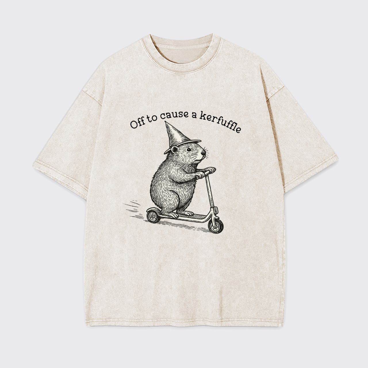 Off To Cause A Kerfuffle Garment-dye Tees