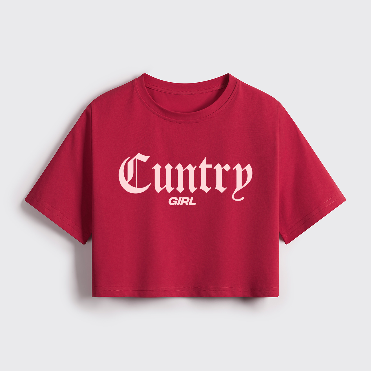 Cuntry Girl Cropped Boxy Tee